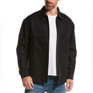 FRAME Modern Flannel Long Sleeve Zip Shirt (lightweight jacket)